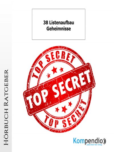 'Cover von 38 Listenaufbau-Geheimnisse'-Cover