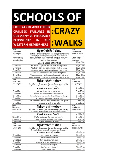 'Cover von SCHOOLS OF CRAZY WALKS'-Cover