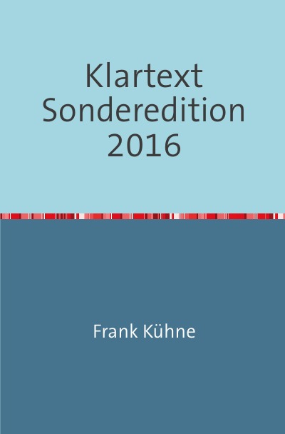 'Cover von Klartext Sonderedition 2016'-Cover