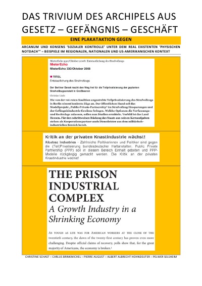 'Cover von DAS TRIVIUM DES ARCHIPELS AUS GESETZ – GEFÄNGNIS – GESCHÄFT'-Cover
