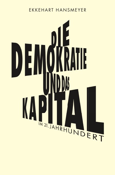 'Die Demokratie und das Kapital'-Cover