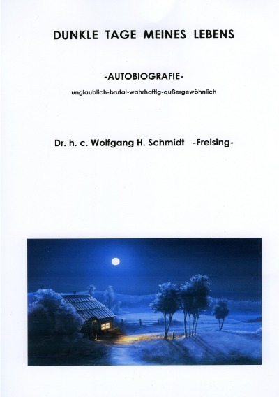 'DUNKLE  TAGE  MEINES  LEBENS  Autobiografie'-Cover