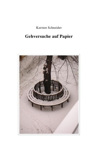 'Cover von Gehversuche auf Papier'-Cover