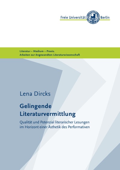 'Gelingende Literaturvermittlung'-Cover