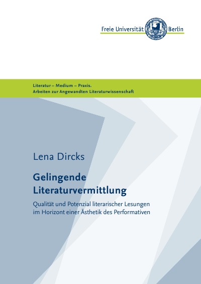 'Cover von Gelingende Literaturvermittlung'-Cover