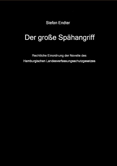 'Cover von Der große Spähangriff'-Cover