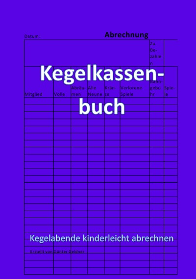 'Cover von Kegelkassenbuch'-Cover