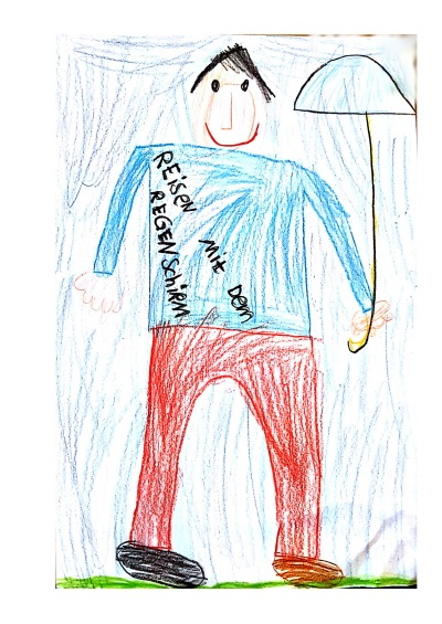 'Reisen mit dem Regenschirm'-Cover