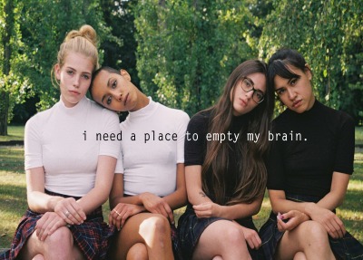 'i need a place to empty my brain'-Cover