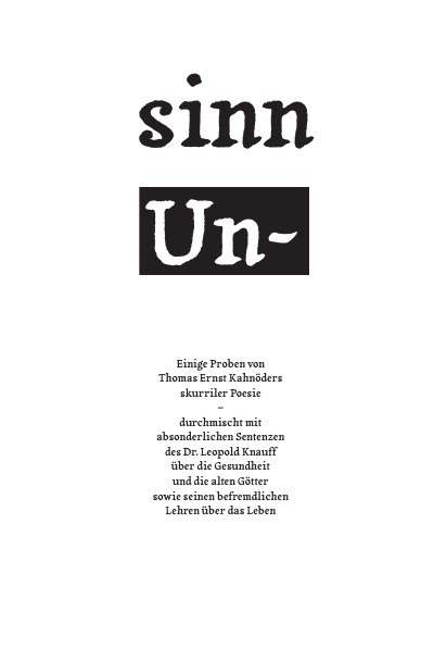 'sinn Un-'-Cover