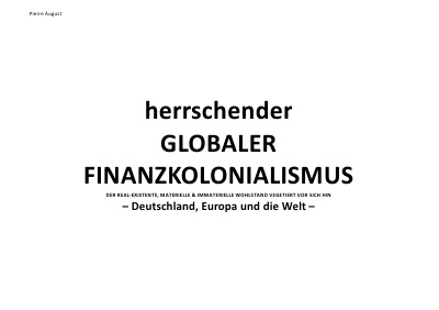 'Cover von BILDERBUCH.[hGLOBALER FINANZKOLONIALISMUS] – Taschenbuchausgabe s/w'-Cover