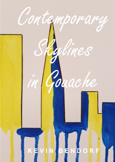 'Contemporary Skylines in Gouache'-Cover