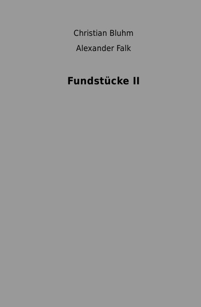 'Cover von Fundstücke II'-Cover
