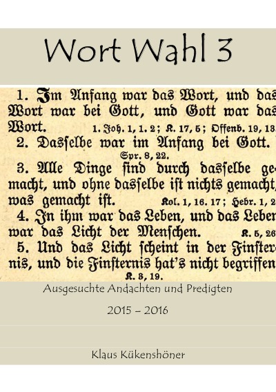 'Wort Wahl 3'-Cover