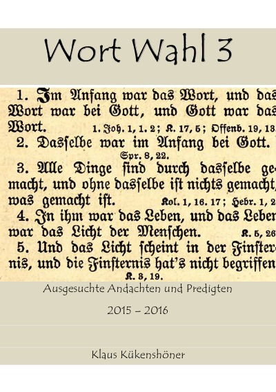 'Cover von Wort Wahl 3'-Cover