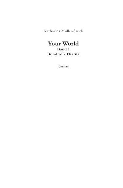 'Cover von Your World – Band 1'-Cover