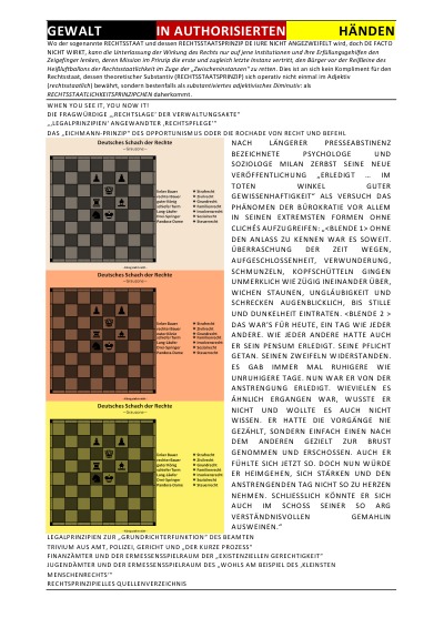 'Cover von GEWALT IN AUTHORISIERTEN HÄNDEN – DIE FRAGWÜRDIGE „‚RECHTSLAGE‘ DER VERWALTUNGSAKTE“'-Cover