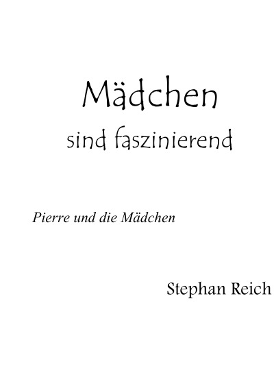 'Mädchen sind faszinierend'-Cover