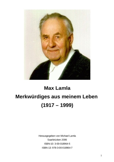 'Merkwürdiges aus meinem Leben (1917-1999)'-Cover