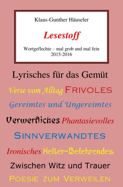 'Lesestoff'-Cover