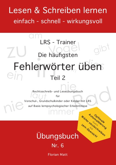 'LRS-Trainer – Fehlerwörter üben – Teil 2'-Cover