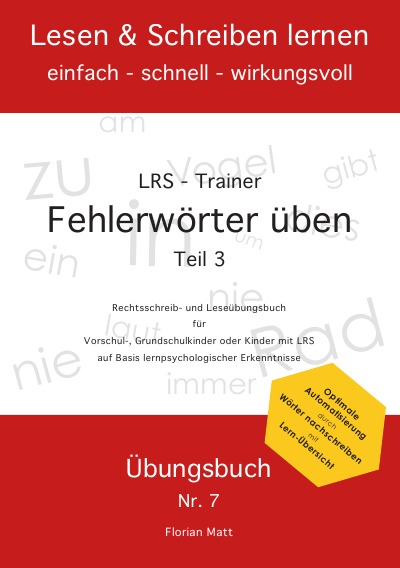 'LRS-Trainer – Fehlerwörter üben – Teil 3'-Cover