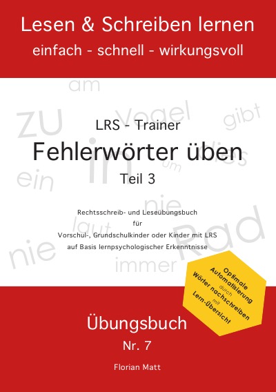 'Cover von LRS-Trainer – Fehlerwörter üben – Teil 3'-Cover