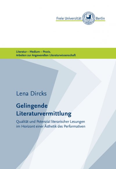 'Cover von Gelingende Literaturvermittlung'-Cover