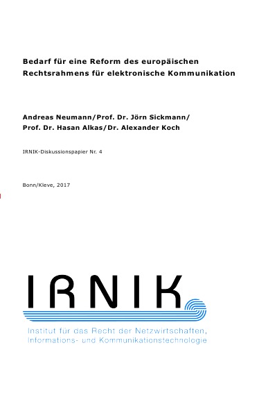 'Cover von IRNIK-Diskussionspapier Nr. 4'-Cover