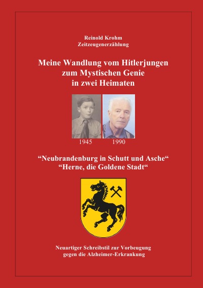 'Meine Wandlung vom Hitlerjungen zum mystischen Genie in zwei Heimaten'-Cover
