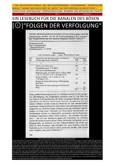 'Cover von [۞]“FOLGEN DER VERFOLGUNG“ – ein Lesebuch für die Banalen des Bösen'-Cover