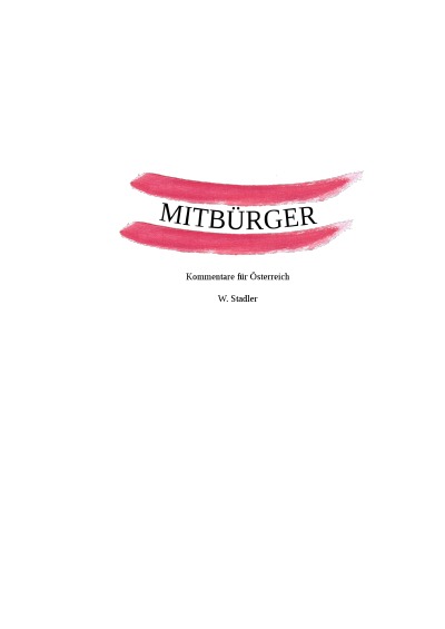 'Cover von Mitbürger'-Cover