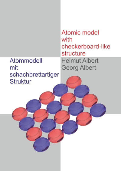 'Cover von Atommodell mit schachbrettartiger Struktur'-Cover