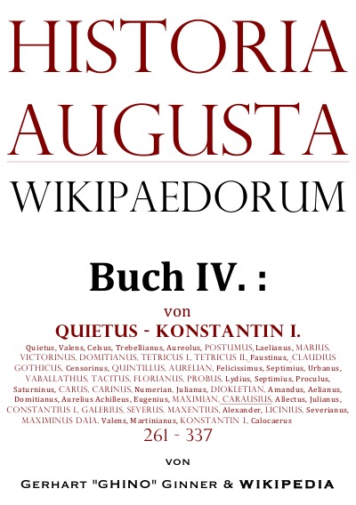 'Cover von Historia Augusta Wikipaedorum Buch IV.'-Cover