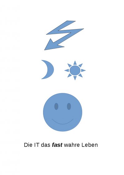 'Cover von Die IT das fast wahre Leben'-Cover