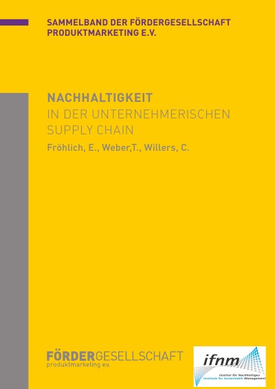 'Cover von Nachhaltigkeit in der unternehmerischen Supply Chain'-Cover