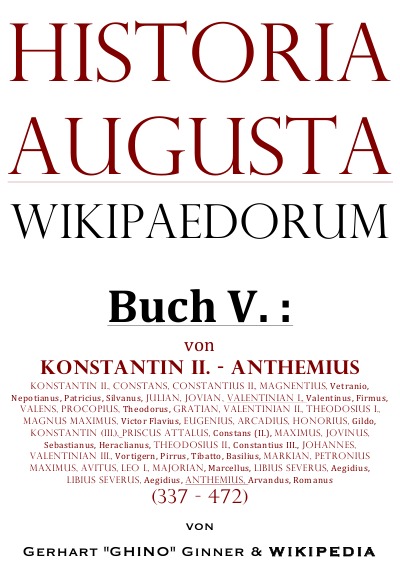 'Cover von Historia Augusta Wikipaedorum Buch V.'-Cover