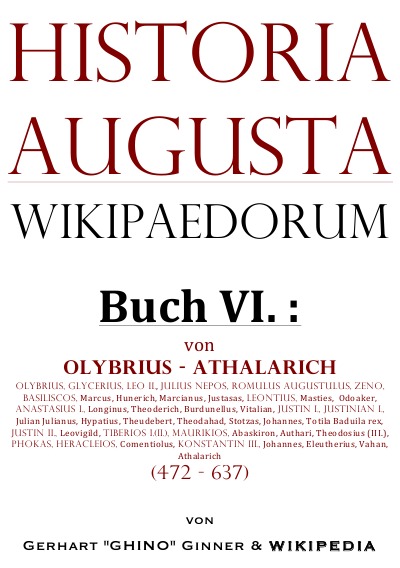 'Historia Augusta Wikipaedorum Buch VI.'-Cover