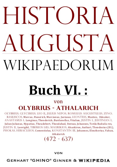 'Cover von Historia Augusta Wikipaedorum Buch VI.'-Cover