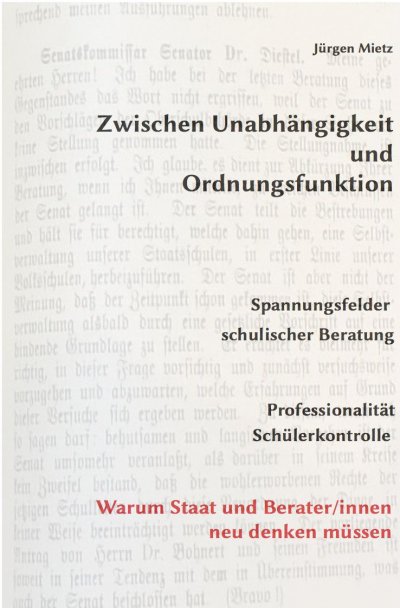 'Zwischen Unabhängigkeit und Ordnungsfunktion'-Cover