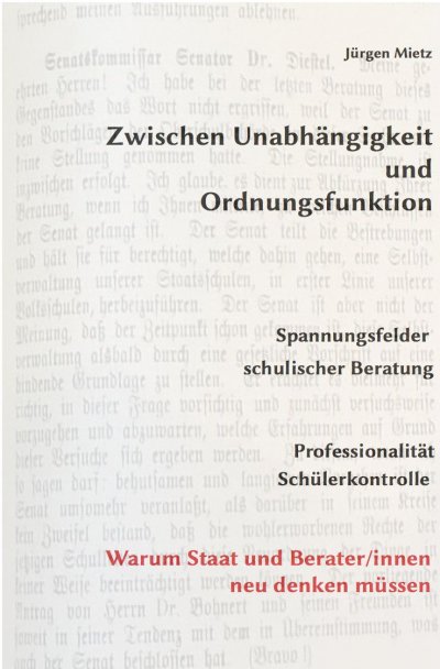 'Cover von Zwischen Unabhängigkeit und Ordnungsfunktion'-Cover