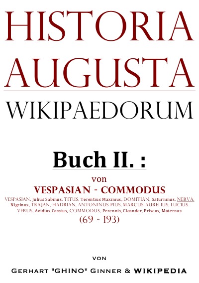 'Historia Augusta Wikipaedorum Buch II.'-Cover