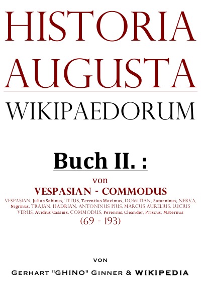 'Cover von Historia Augusta Wikipaedorum Buch II.'-Cover