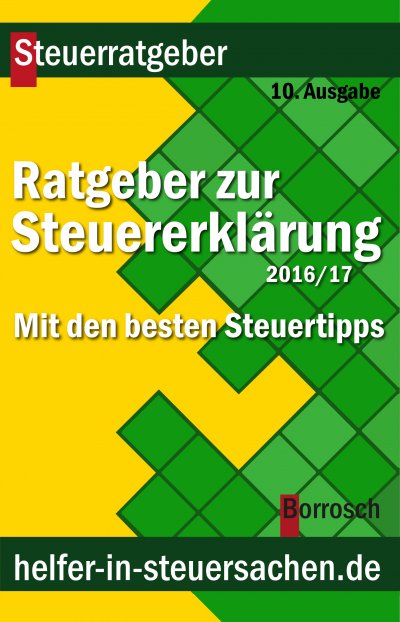 'Ratgeber zur Steuererklärung 2016/2017'-Cover
