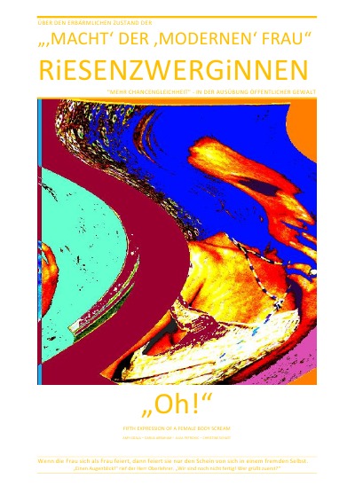 'Cover von RiESENZWERGiNNEN – über den erbärmlichen Zustand der „‚Macht‘ der ‚modernen‘ Frau“'-Cover