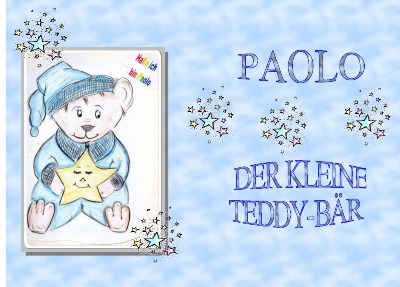 'Cover von Paolo – der kleine Teddy-Bär'-Cover