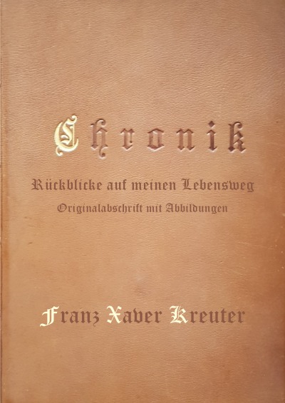 'Chronik: Rückblicke auf meinen Lebensweg Originalabschrift'-Cover