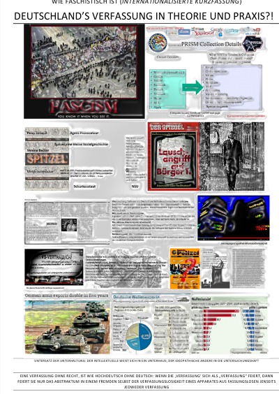 'Cover von „Wie“ faschistisch ist Deutschland’s Verfassung in Theorie und Praxis?! (internationalisierte Kurzfassung)'-Cover