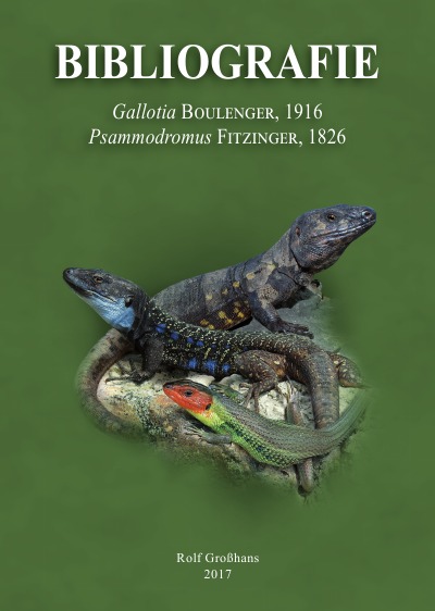 'Bibliografie Gallotia & Psammodromus'-Cover
