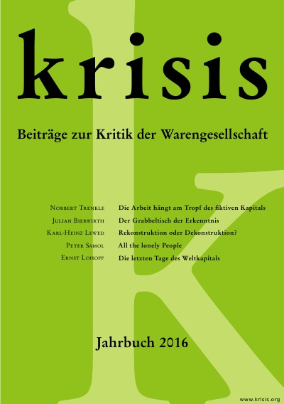 'Cover von Krisis – Jahrbuch 2016'-Cover